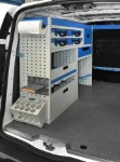 02_Tiroirs, rayonnages et autres accessoires d’arrimage pour fourgon sur Ford Connect