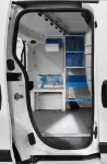 03_Détail système d’arrimage du chargement sur Fiat Fiorino pour entreprise de nettoyage