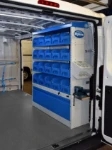 03_Porte-étau coulissant pour fourgon utilisé par entreprise de chauffage plomberie