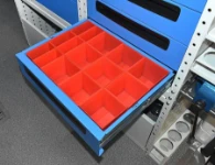 06_Tiroir avec casier en plastique pour Ducato