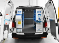 amenagement camion atelier VOLKSWAGEN TRANSPORTER T6 2003 L1 10a