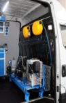Aménagement Iveco Daily pour dépannage camion paroi cabine