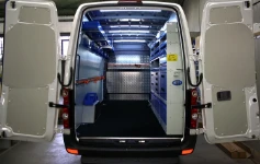 Crafter Volkswagen aménagé pour systèmes d’arrosage