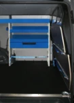 Fourgon transformé en atelier mobile pour air conditionné et climatisation
