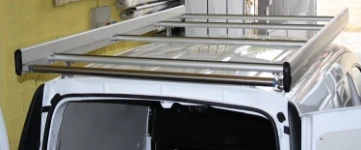 Galerie de toit pour Citan avec barres latérales de rétention et rouleau