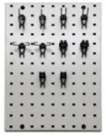 Panneau perforé porte-outils pour fourgons