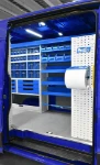 plan amenagement fourgon MAN TGE L3 H3 12d