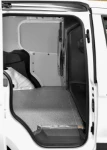 Plancher marbré et panneaux de protection en tôle prélaquée pour Courier Ford