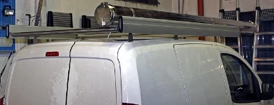 Porte-tout avec tube pour Fiat Fiorino