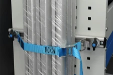 Arrimage du chargement avec barre et sangles