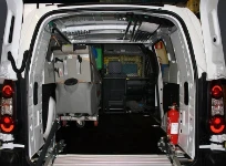 Berlingo Citroën avec rampe de chargement en aluminium