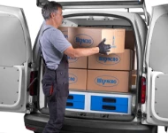 Blocs tiroirs sous surface plancher du Caddy VW