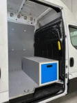 Caisson à tiroirs longs sur Iveco Daily