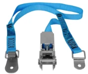 Couple de sangles pour barre avec cliquet et décrochage rapide