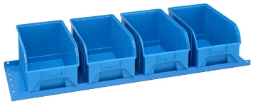 Étagère avec boites pour fourgons