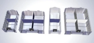 Nouveau tiroir transparent double de 26 cm