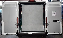 Rampe de chargement refermée sur Boxer