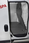 Revêtement pour cloison séparation cabine pour Bipper en bois spécial marbré