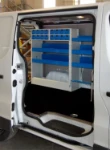 Véhicule commercial pour techniciens installateurs cuisines professionnelles.